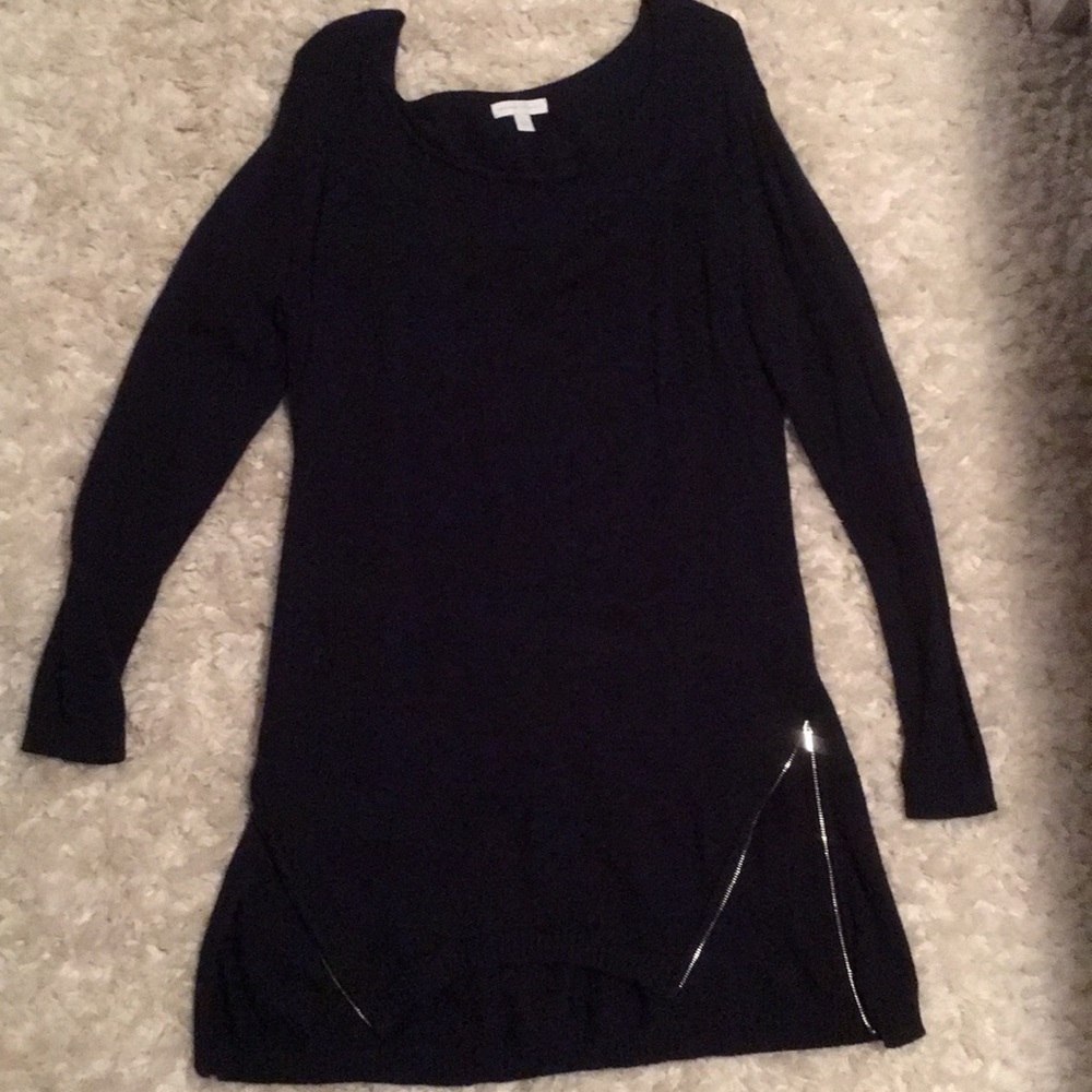 Sweater dress (navy blue)